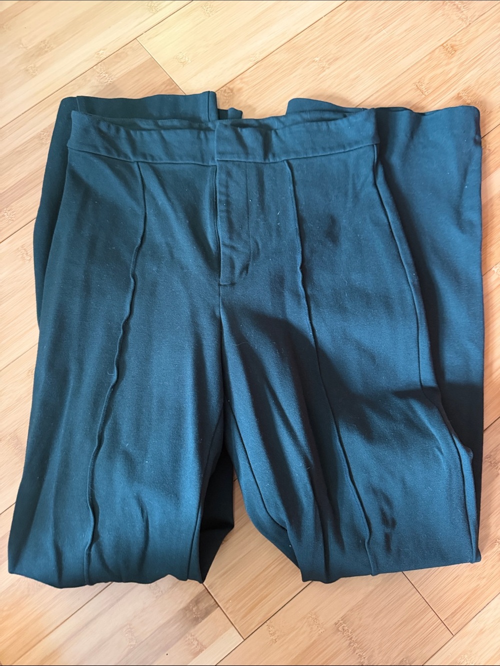 A New Day Dark Green Flare Trousers